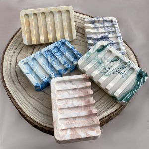 Porte savon en jesmonite